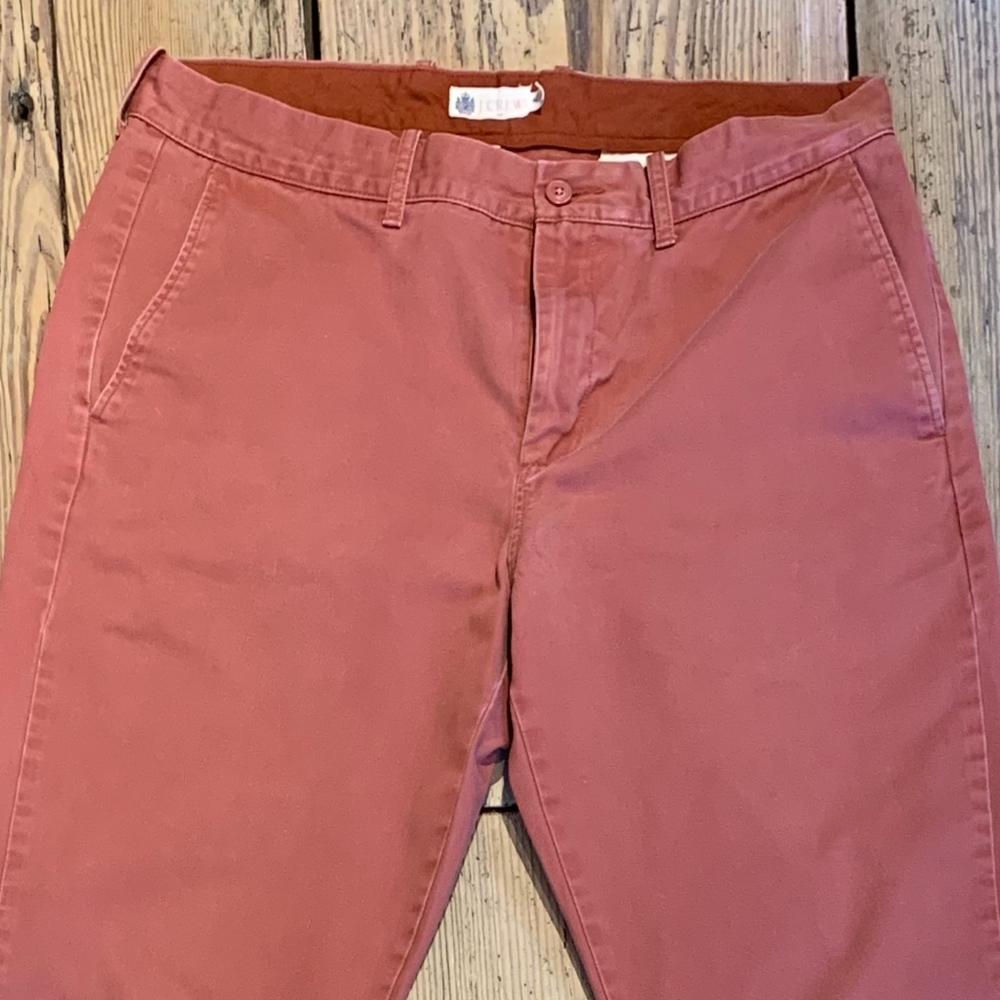 J Crew Khakis Salmon Tailored Leg